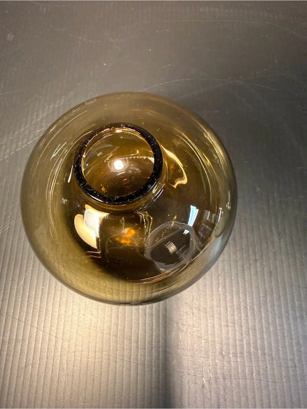 Vintage IKEA Salong Glass Bud Vases - Set of 2 Moss Green & Amber Brown
